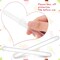 30 Pieces Acrylic Sticks Reusable Cakesicle Sticks Cake Pop Mold Mirror Ice Pop Sticks Ice Cream Cakesicle Mold for Home Cake Candy Gifts Party Craft (4.5 Inches, Transparent)